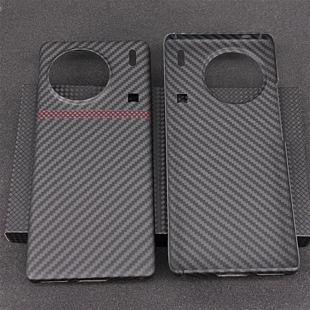 Real Carbon Fiber Case For Vivo X90 Pro Plus Lens Protecor Phone Case Aramid Fiber Cover Business For Vivo X90 Phone Accessory