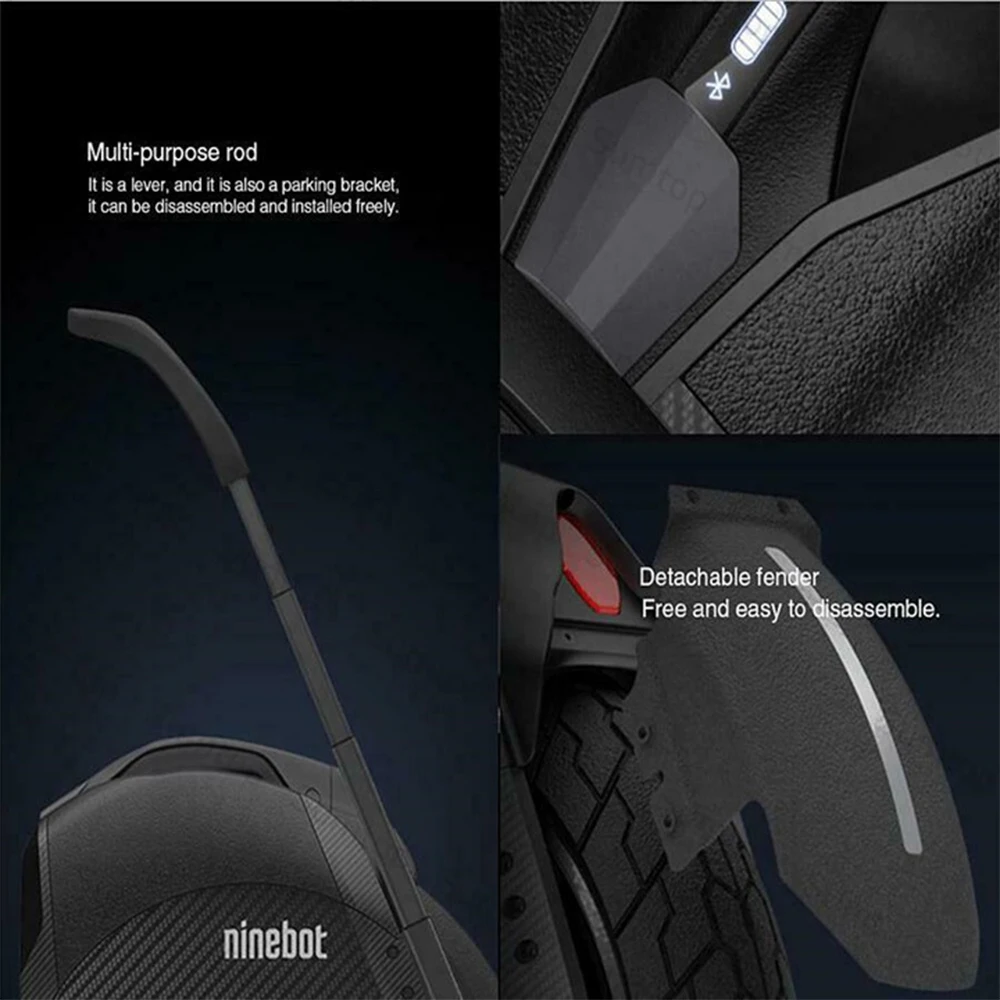 Original Fender For Ninebot One Z10 Z8 Z6 Self Balance Electric Scooter Unicycle Mudguard With Reflective Strip Parts