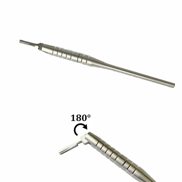 

Регулируемый 180 _ стоматологический скальпель из нержавеющей стали, Вращающаяся ручка, медицинские хирургические инструменты