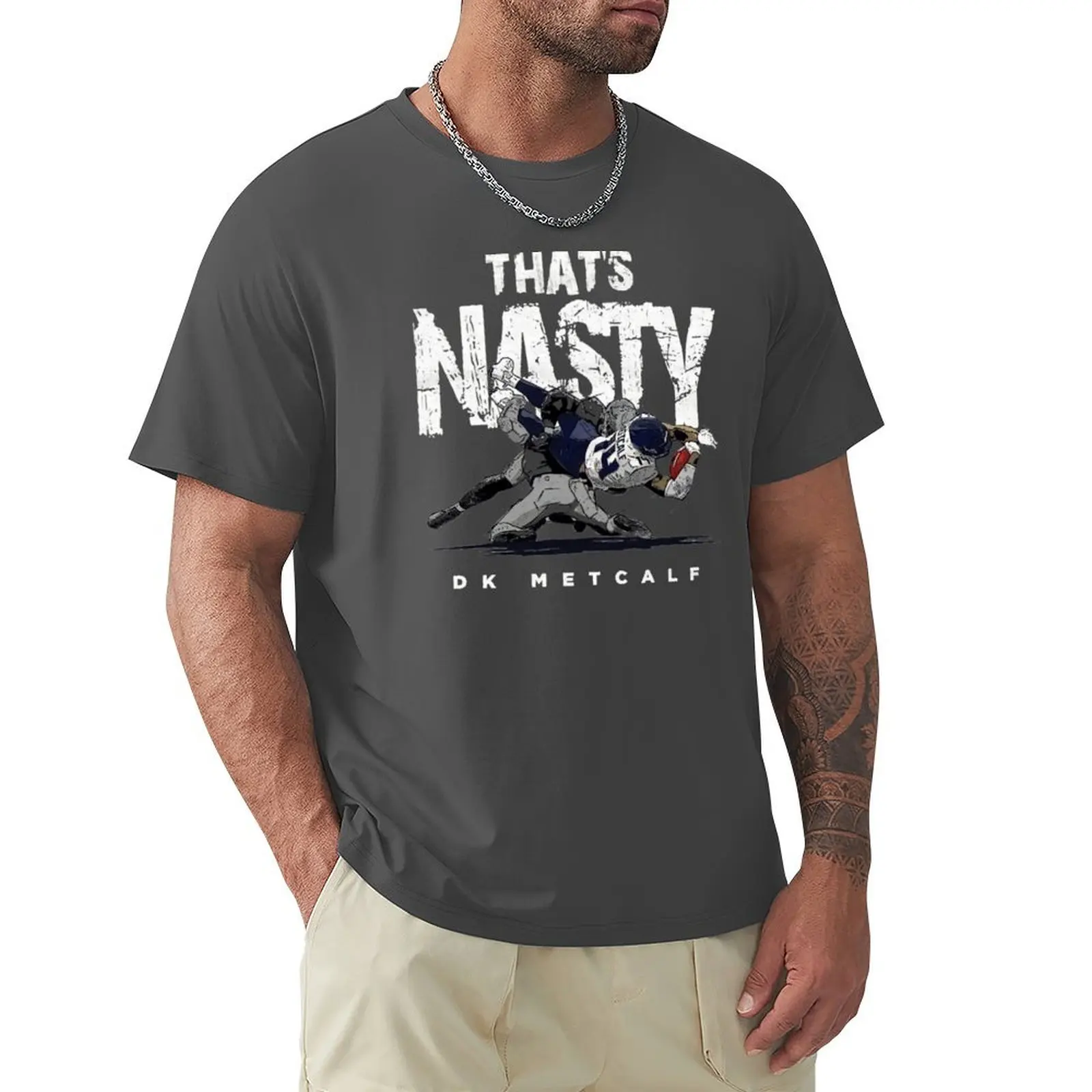 DK Metcalf that's nasty T-Shirt cute tops graphics aesthetic clothes Men's t-shirt