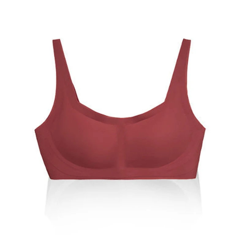 Seamless Bras For Women Square Neck Invisible Tops Push Up Bras Wire Free Underwear Soft Intimates Bralette Girls Sleep Lingerie