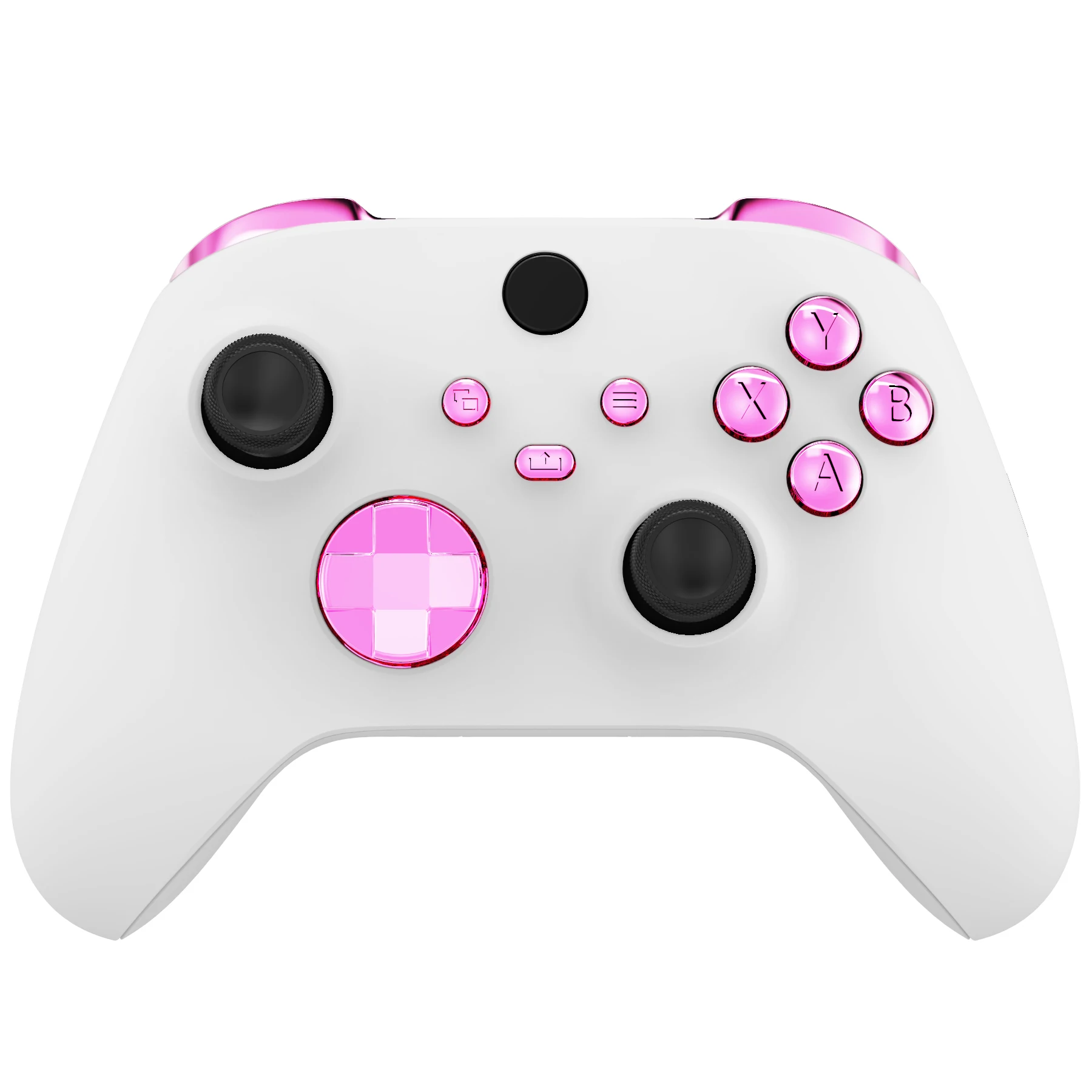 eXtremeRate Replacement Buttons for Xbox Series X|S(Xbox Core Wireless Controller ) (Controller Not Included) - Sakura Pink
