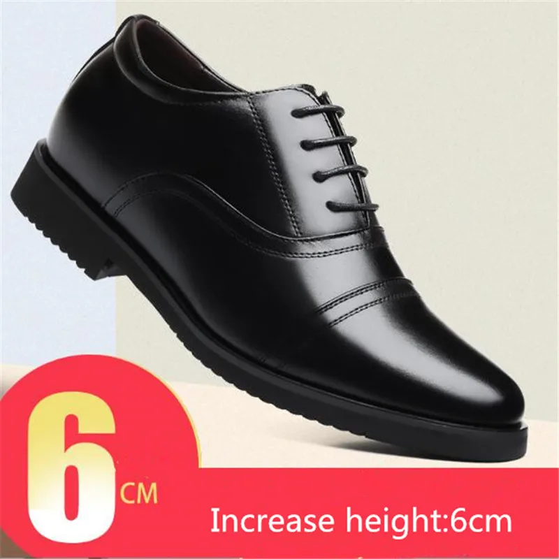 Men Dress Shoes Men Autumn Wedding Fashion Office High Quality Genuine Leather Comfy Business Man Formal Shoes Men Shoes