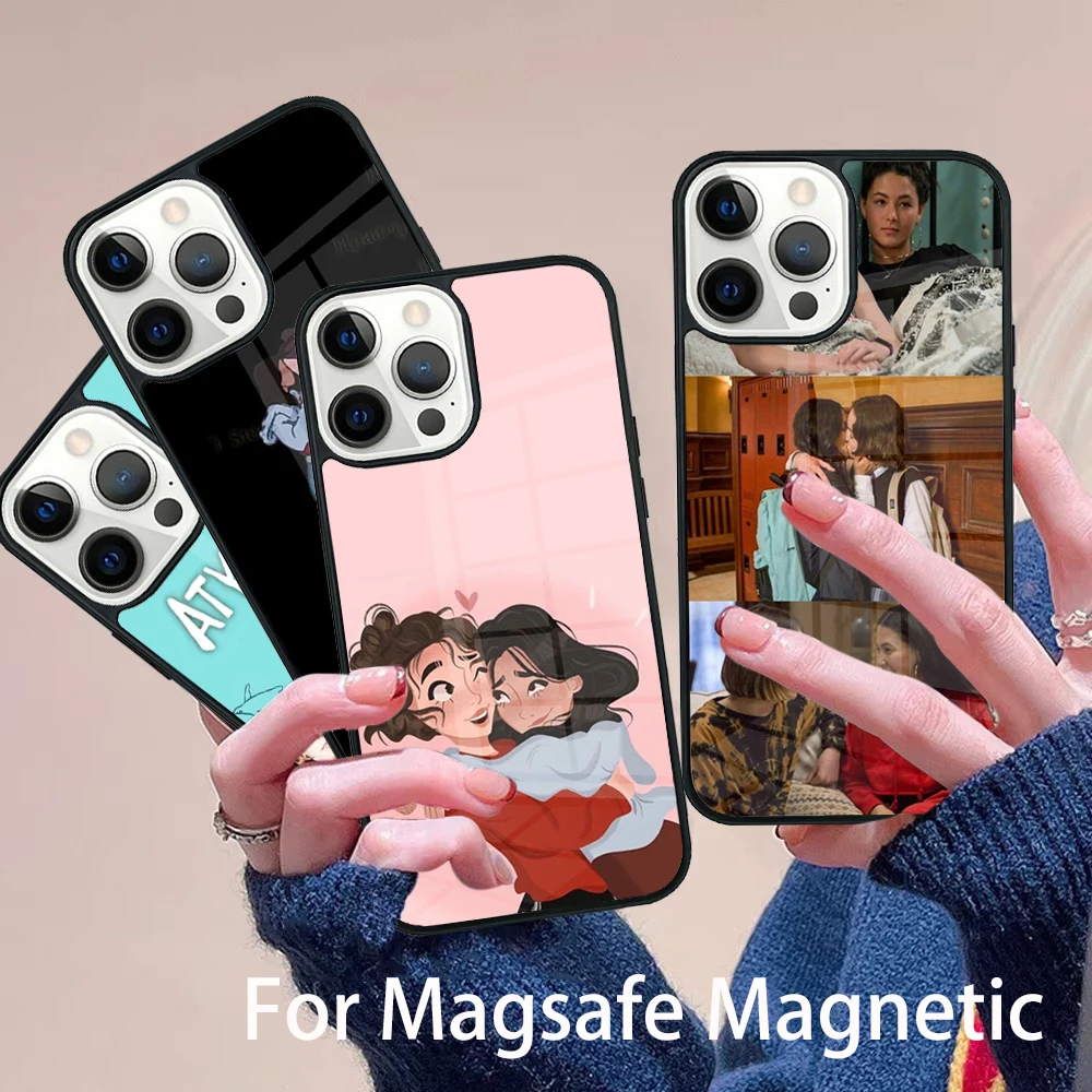 

Casey Gardner Atypical Phone Case Magesafe Magnetic Wireless Charge Cover For IPhone 16 11 12 13 14 15 Pro Max Plus Mini