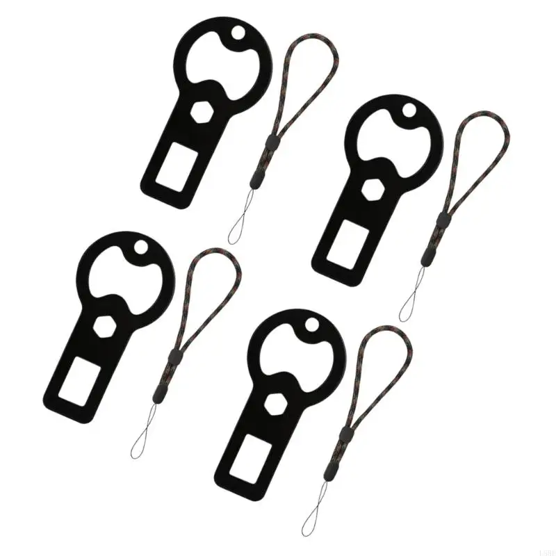 4Pcs Metal Keychains Openers Durable Design For Dog Walkers Tailgating L5BE