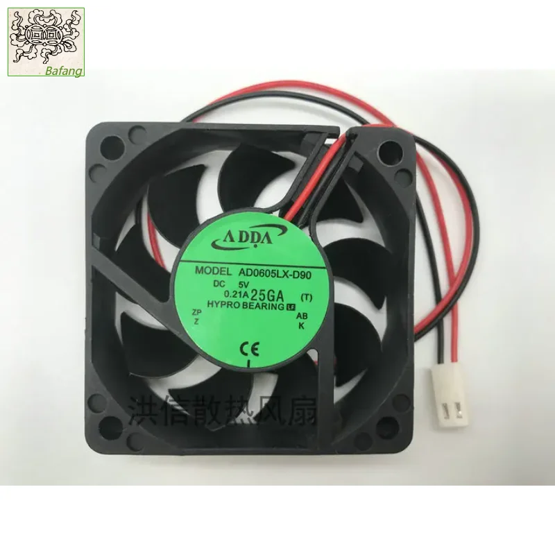 

Ltsf For ADDA AD0605LX-D90 DC 5V 0.21A 60x60x15mm 2-Wire Server Cooling Fan