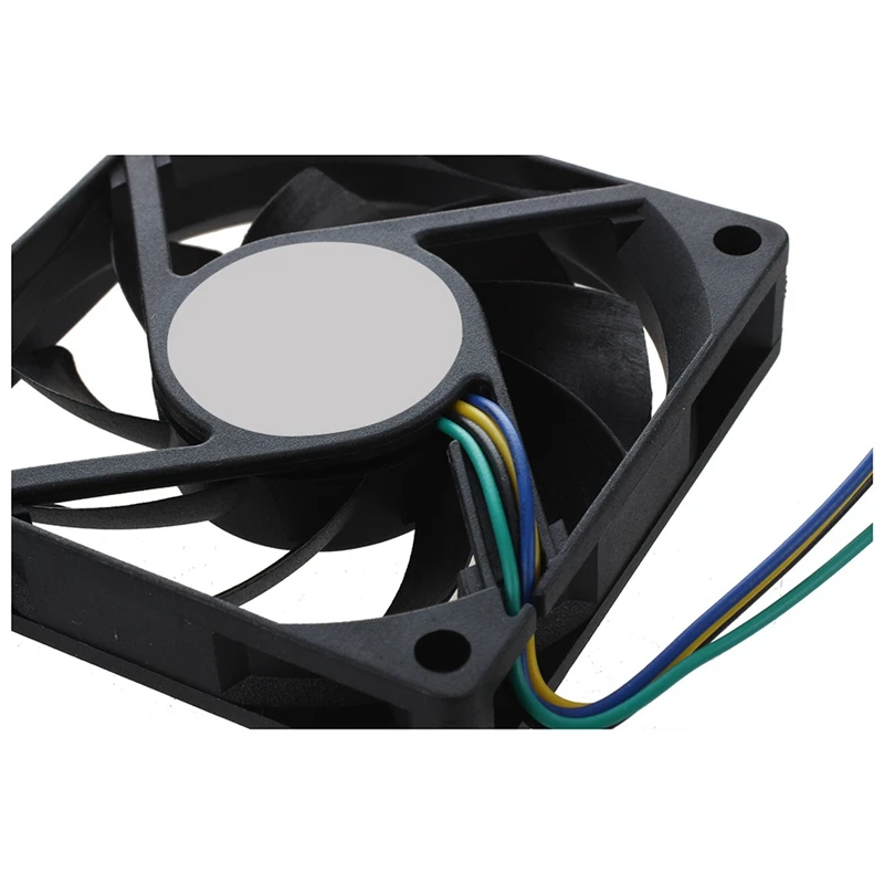 5Pcs 70X70x15mm 12V 4 Pins PWM PC Computer Case CPU Cooler Cooling Fan Black