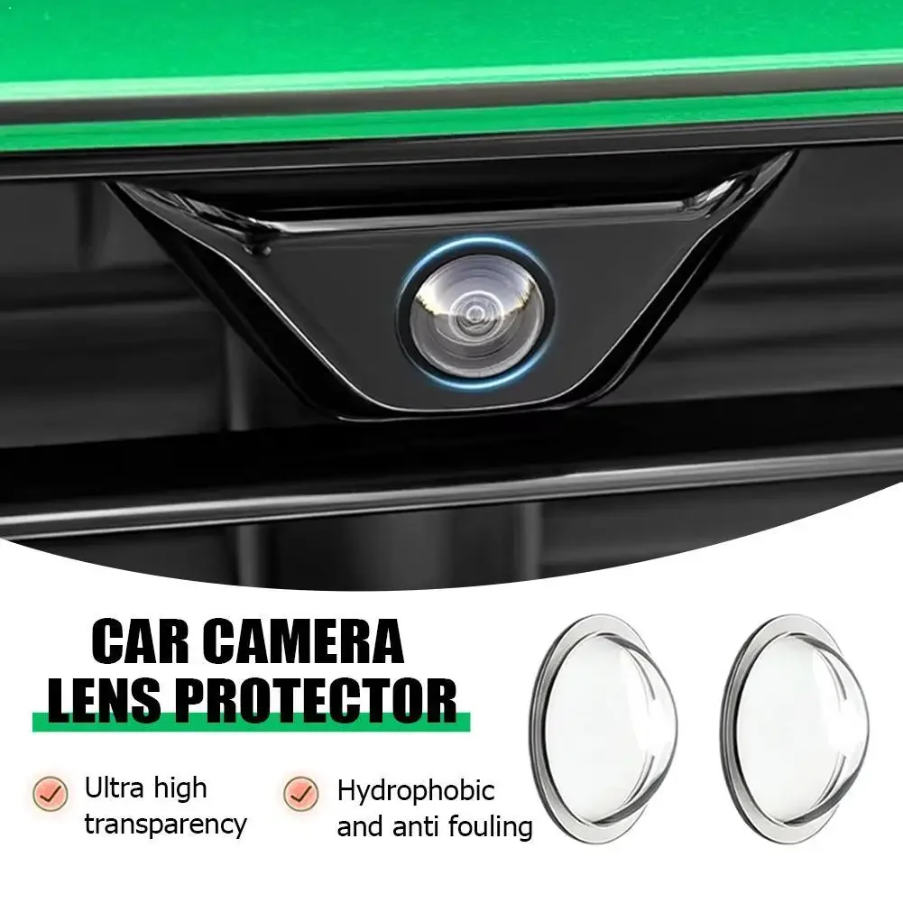 

2PCS Car Camera Lens Protector Advanced Scratch Car Camera Lens Guards Waterproof And Dustproof Protection Accessories Amagi