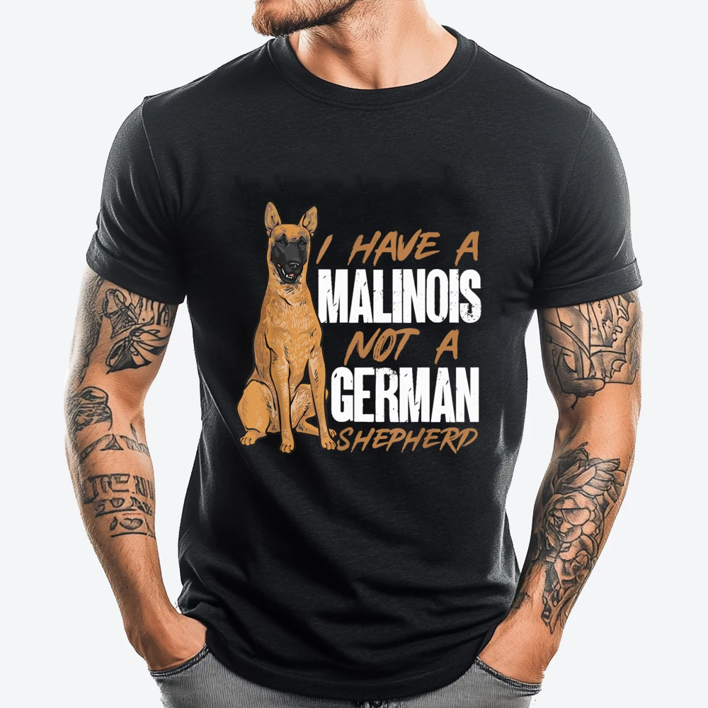 

Belgian Malinois Not A German Shepherd Belgian Shepherd Street Wear T Shirt Gifts For Men Vegan Valentine's Day Gift T-Shirt