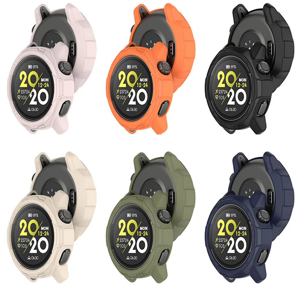 حافظة واقية لساعة COROS PULE3 ، غشاء مقسى ونصف لف للكمبيوتر ، درع هيكل عظمي ، ملحقات ساعة