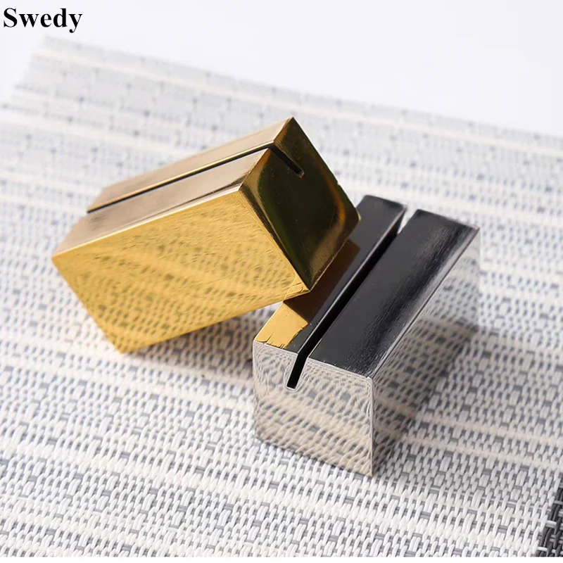 Supporto per carta da Menu con numero di tavolo piccolo in acciaio inossidabile