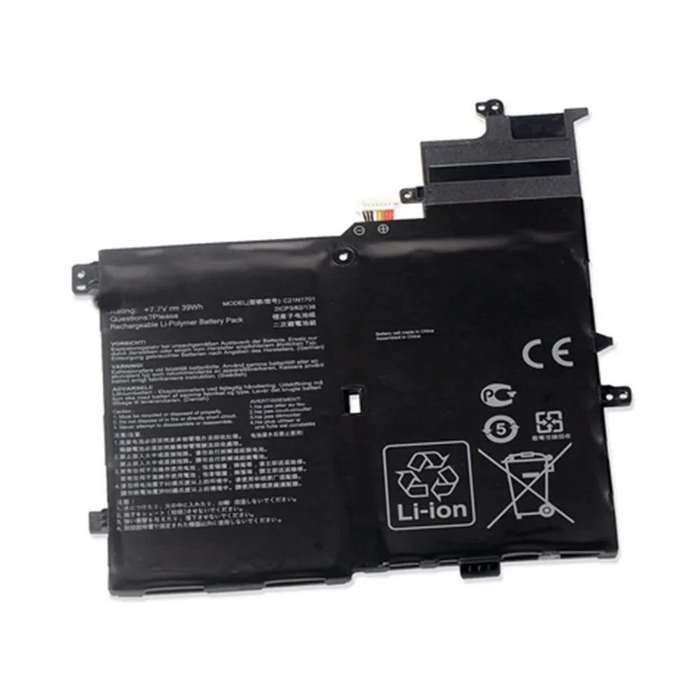 7.7V 39WH C21N1701 Original Battery For ASUS VivoBook S460UA S460U K406UA S406UA-BM360T S406UA-BM146T S406UA-BM148T C21PQC5