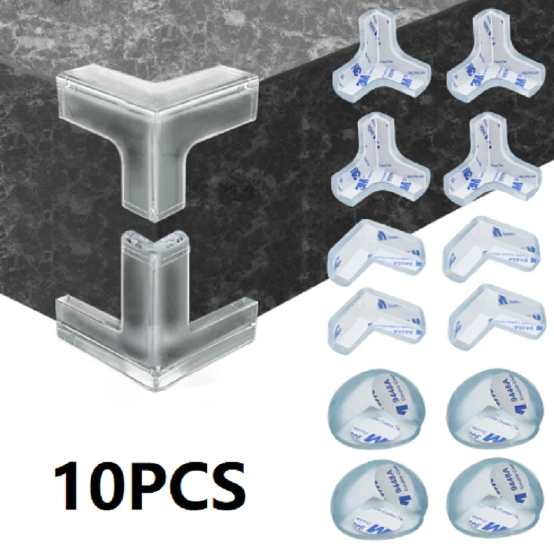 

10 шт., силиконовые защитные накладки на углы стола для безопасности детей