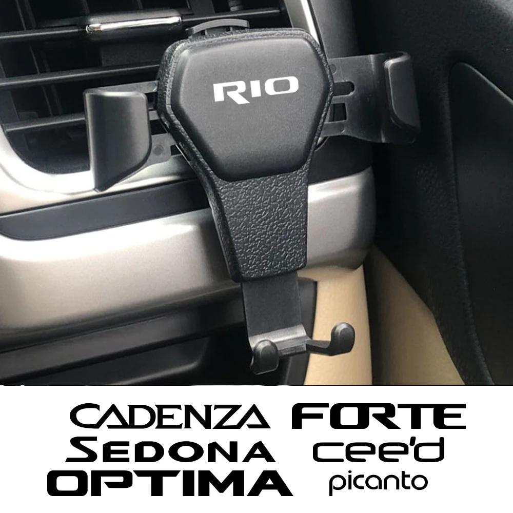 Gravity Car Mobilephone Holder Air Vent Clip Mount Accessories For Kia Rio Picanto Ceed Forte Optima Sedona Cadenza K9 Telluride