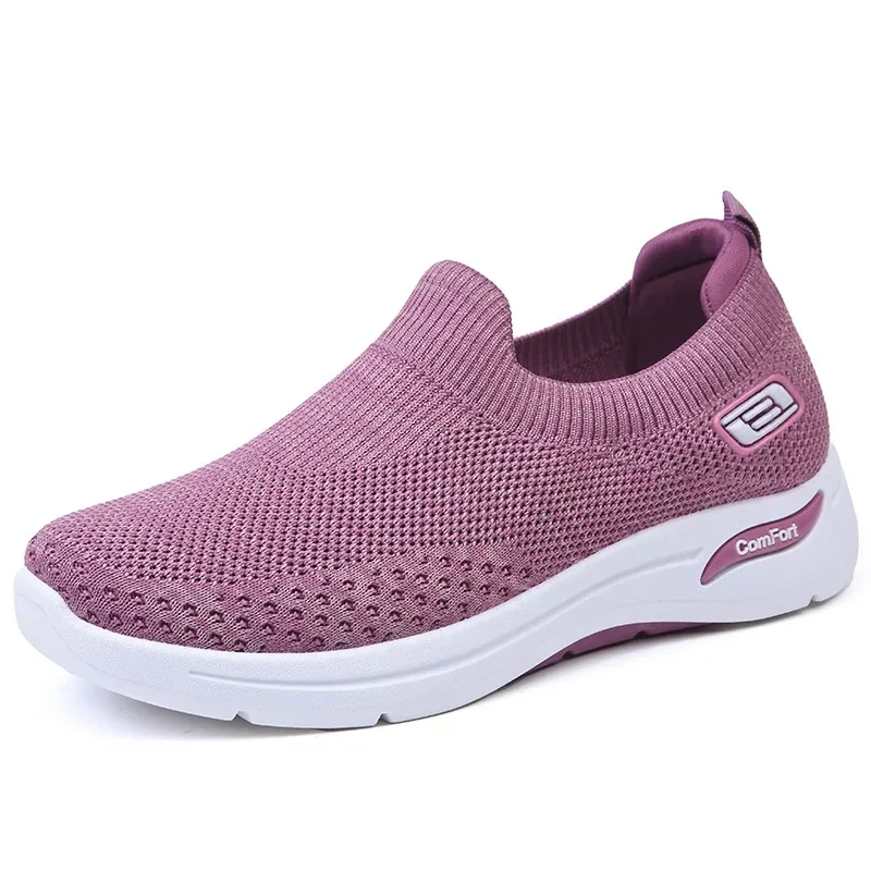 Shoes for Women 2025 New Casual Women's Shoes Soft Soled Mom Shoe Socks Shoes Fashion Sneakers for Women