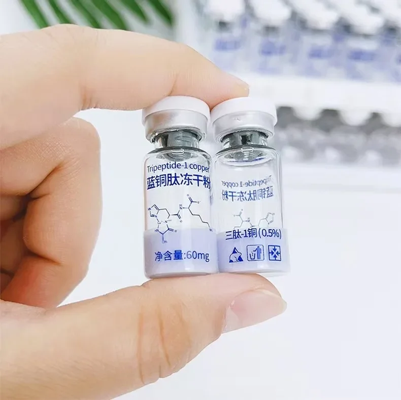 Korean Hydrolytic 0.5% Blue Copper Peptide Freeze-dried Powder 3ml Lifting And Tightening Fine Lines Essence Skin Care