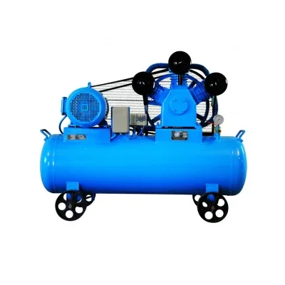 Best seller 380V 8bar Portable Piston Oil Lubricated Driven Air Compressor used in kitchen cleaning