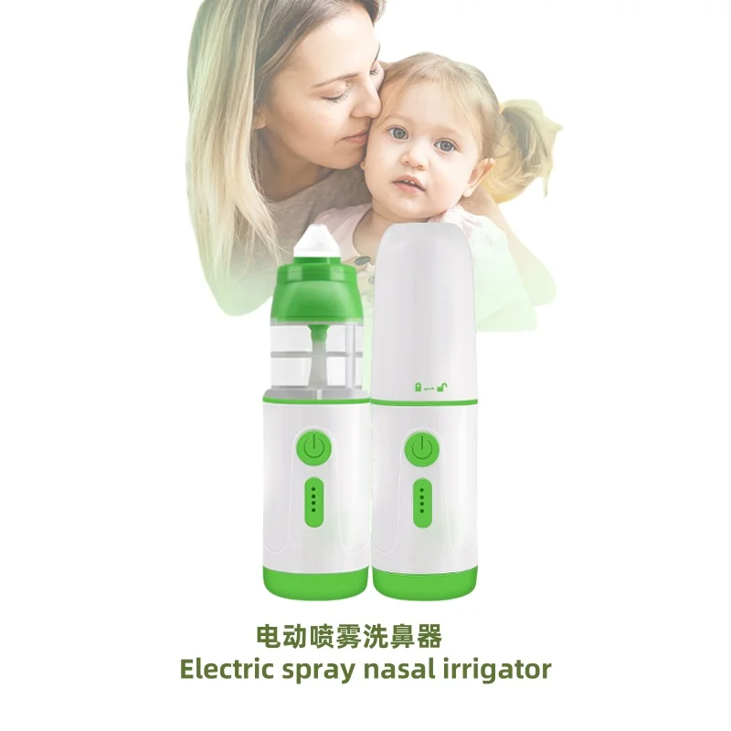 

Electric Spray Baby Use Nasal Irrigator Rechargeable Nose Cleaner Waterproof Nasal Washer