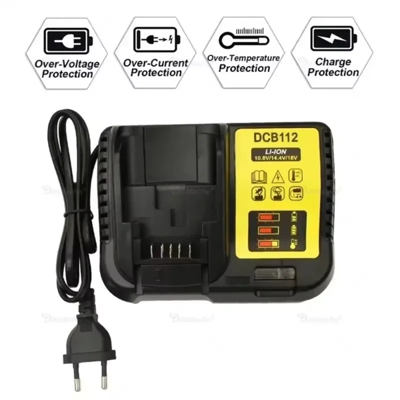 For Dewalt Lithium-ion Batteries Battery Charger 10.8V, 12V, 14.4V.18V, 20V DCB200、DCB101、DCB115、DCB107、DCB105、DCB140