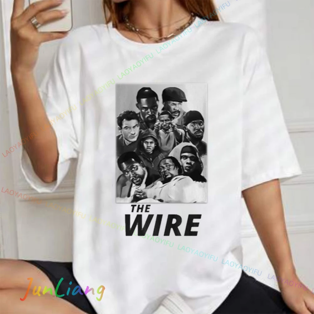 The Wire Omar Crime Drama Tv Series Men's Clothing Fan Movie Unisex 100% Cotton Mens Clothes Harajuku Shirts Graphic Tee Goth