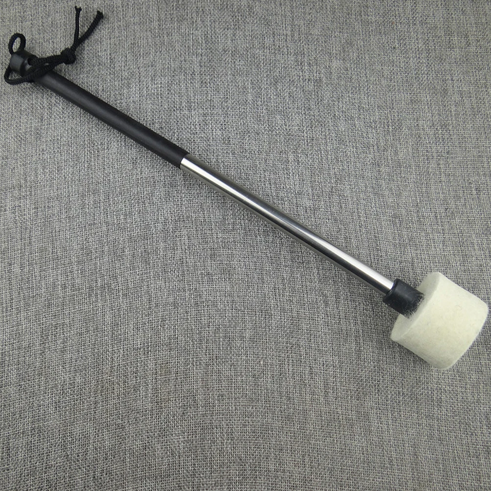 

Snare Drum Mallet Drum Stick for Percussion Instrument Wool Felt Head Stainless Steel Handle Drumsticks Accessories