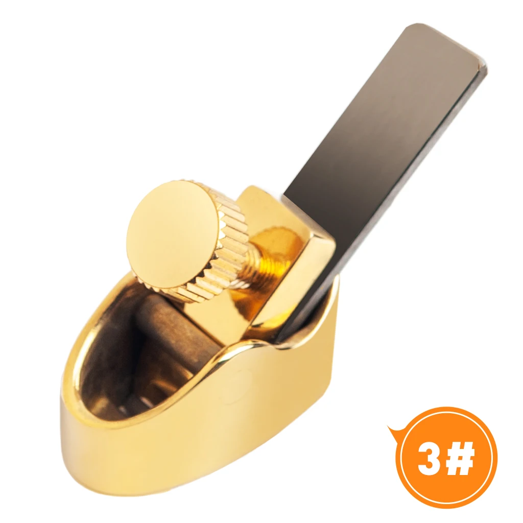 Mini Hand Pure Brass Violin Making Thumb Plane Luthier Tool Woodworking Cutter Curved Flat Bottom