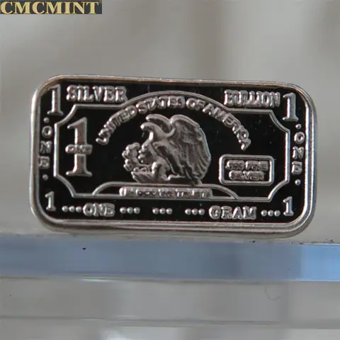 US Eagle Commemorative Coins 1 Gram 999 Silver Coin Metal Crafts Collectible Coins