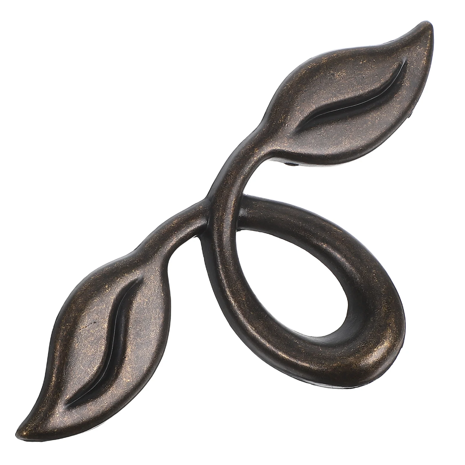 

1Set Vintage Leaf Shape Zinc Alloy Handles Furniture Cabinet Drawer Pulls Door Hardware for Wardrobe Decorative Accessories