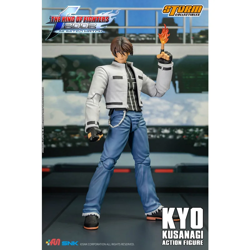 100% Original Storm Toys Fist The King Of Fighters 2002 Unlimited Match Kyo Kusanagi In Stock Anime Action Collection Figures