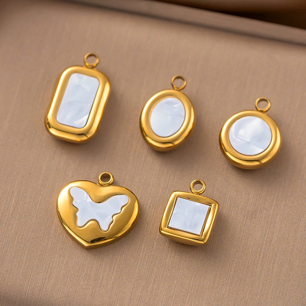 5 ชิ้นสแตนเลสสตีล Colo ผีเสื้อ - Butterfly Pendant Necklace บทวิจารณ์และราคา