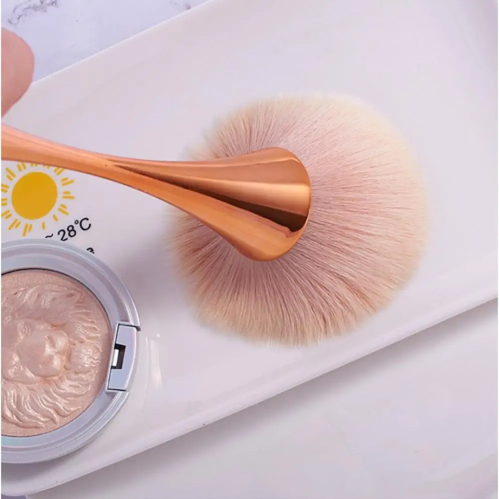 Single Large Makeup Brushes Foundation Highlighter Blush Powder Eyeshadow Blush Blending Fiber Wool Soft Beauty Make Up Tools