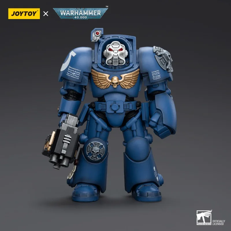 JOYTOY Warhammer 40K 1/18 Ultramarines Terminator Squad figurine mobile modèle guerrier enfant anniversaire jouets cadeaux à collectionner