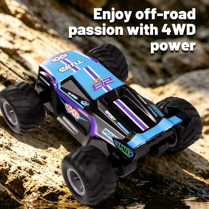 Amphibious RC Car Remote Control Bigfoot Car Vehicle 4WD Drift Off Road Outdoor Waterproof Toys for Boy Children Gift view 4