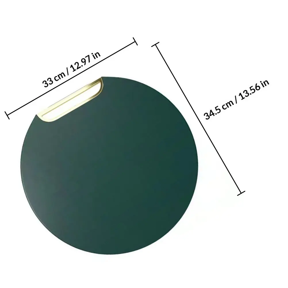 1Pcs Anti-Slip Chopping Board Pe Material Smooth Surface Practical Kitchen Tool Space-Saving Design (Green) view 5
