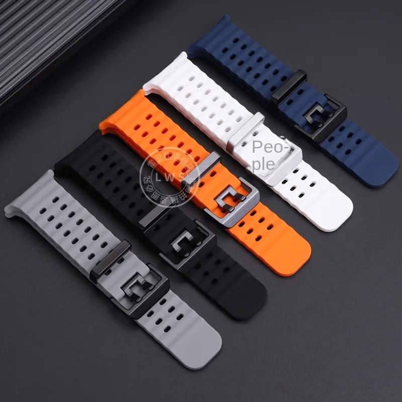 Do nowego zegarka Samsung Galaxy Ultra silikonowy pasek Ultra inteligentny zegarek 47mm sportowy oddychający wodoodporny męski żeński pasek do zegarka