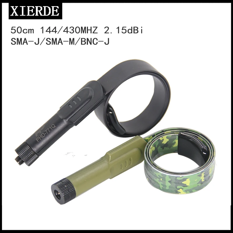 

XIERDE 771 Foldable Tactical Antenna SMA-F/M BNC Walkie-Talkie Antenna For Baofeng UV5R UV82 BF888S HD1 Walkie Talkie Antenna