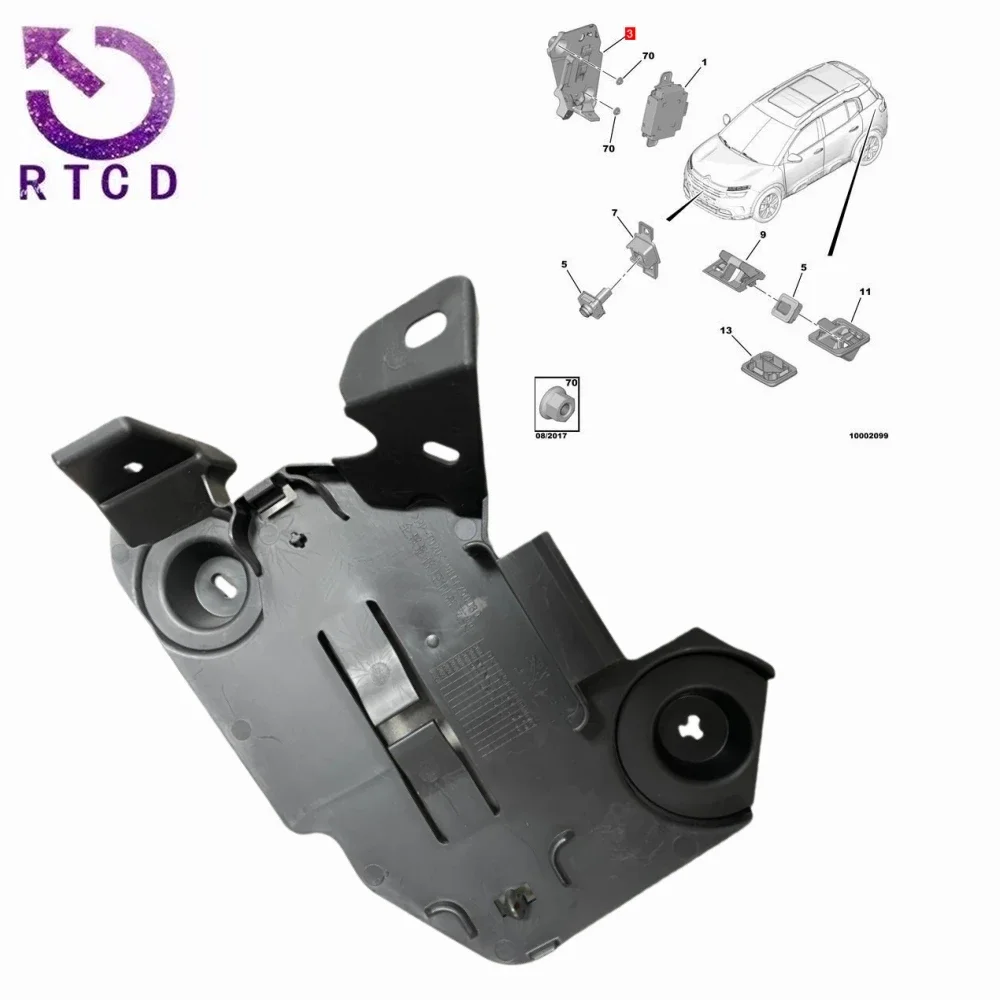 

Electronic Control Box Bracket, 360ACC Bracket, 9811750080 for Peugeot 4008 5008 508L Citroen C5 AIRCROSS DS7