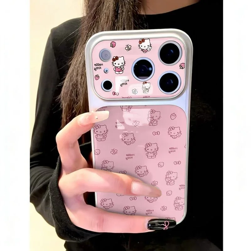 Cute Cartoon Y2K Hello Kitty Mobile Phone Case for IPhone 17 Pro Max 17 Pro 16 Pro Max 17 16 15 Pro Max Phone Case view 2