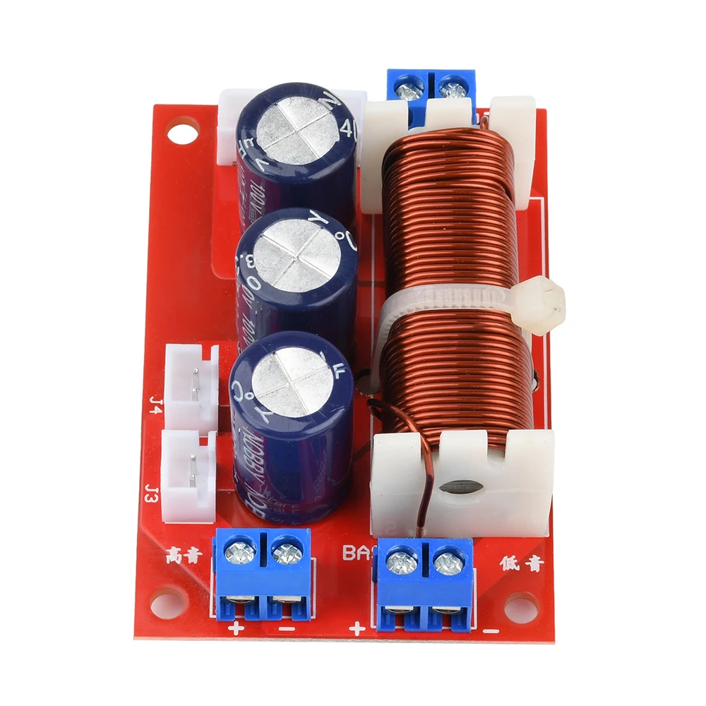 Modulo filtri crossover a 2 vie da 400 W Effetto di miglioramento regolabile ad alta e bassa frequenza Saldatura gratuita per altoparlanti Audio