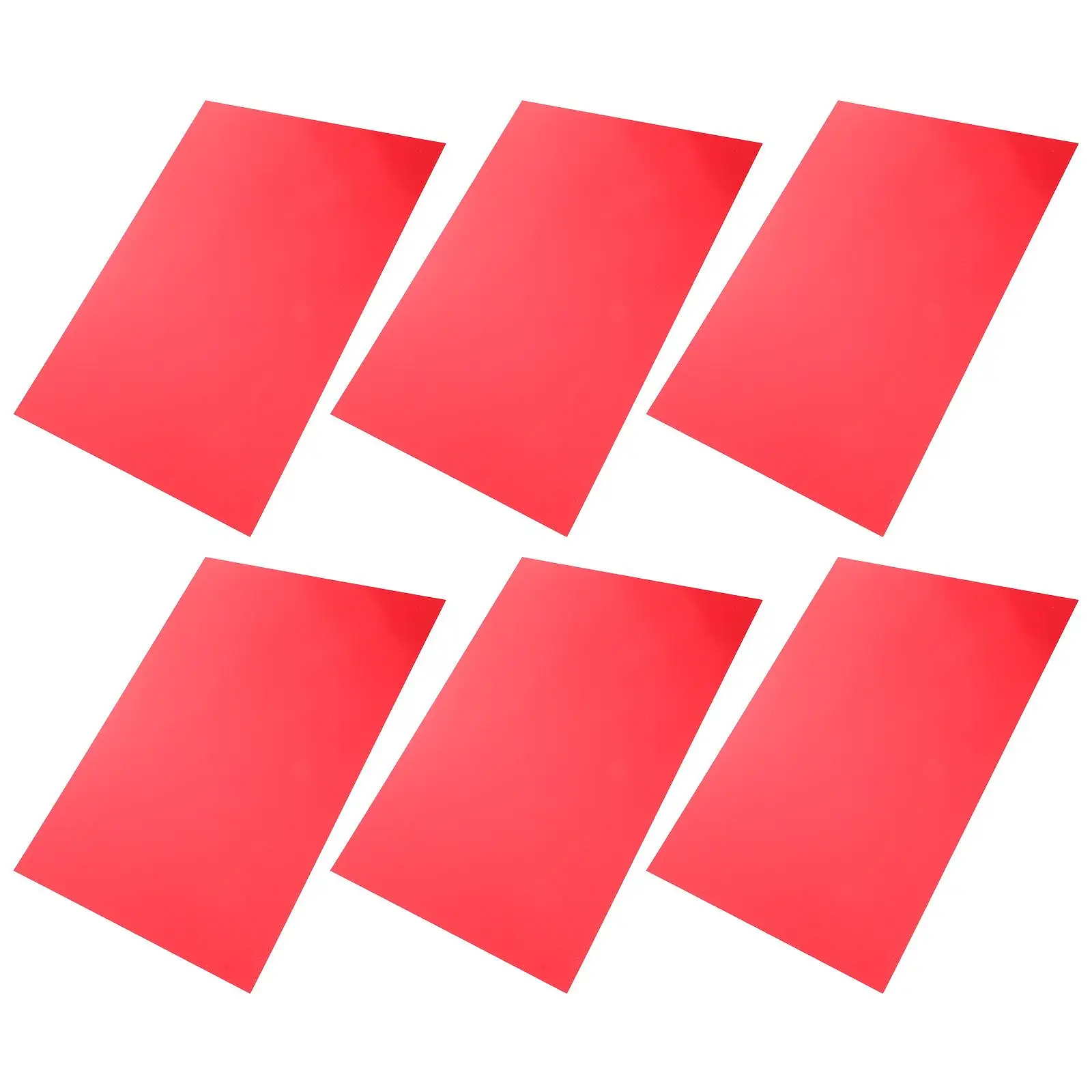 

6 Pcs PVC Film Lamp Filter Plates Light Gel Dimming Colored Filters for Photography Video Stage Theater Party