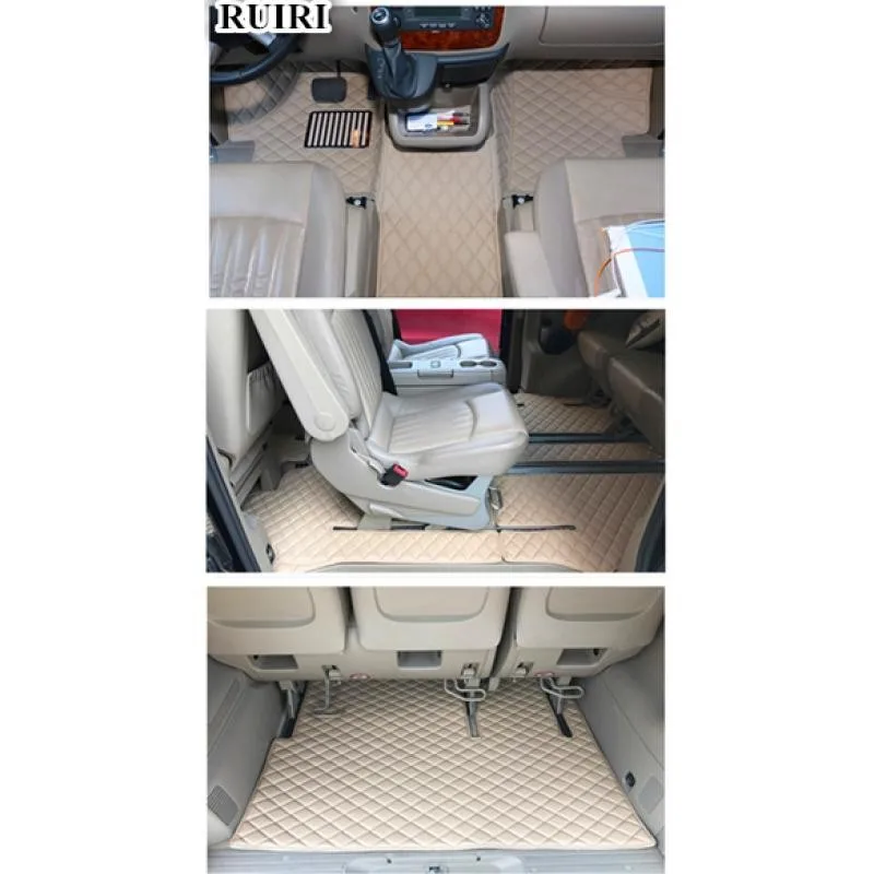 

Good quality! Custom special car floor mats + trunk mat for Mercedes Benz Viano W639 6 7 8 seats 2022-2003 waterproof carpets