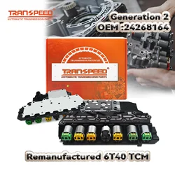 TRANSPEED 6T40 6T45 6T30 6T50 TCM TCU Transmission Control Module 24268164 GEN 2 For Chevy Cruze Malibu Buick Regal 6T40E 6T45E