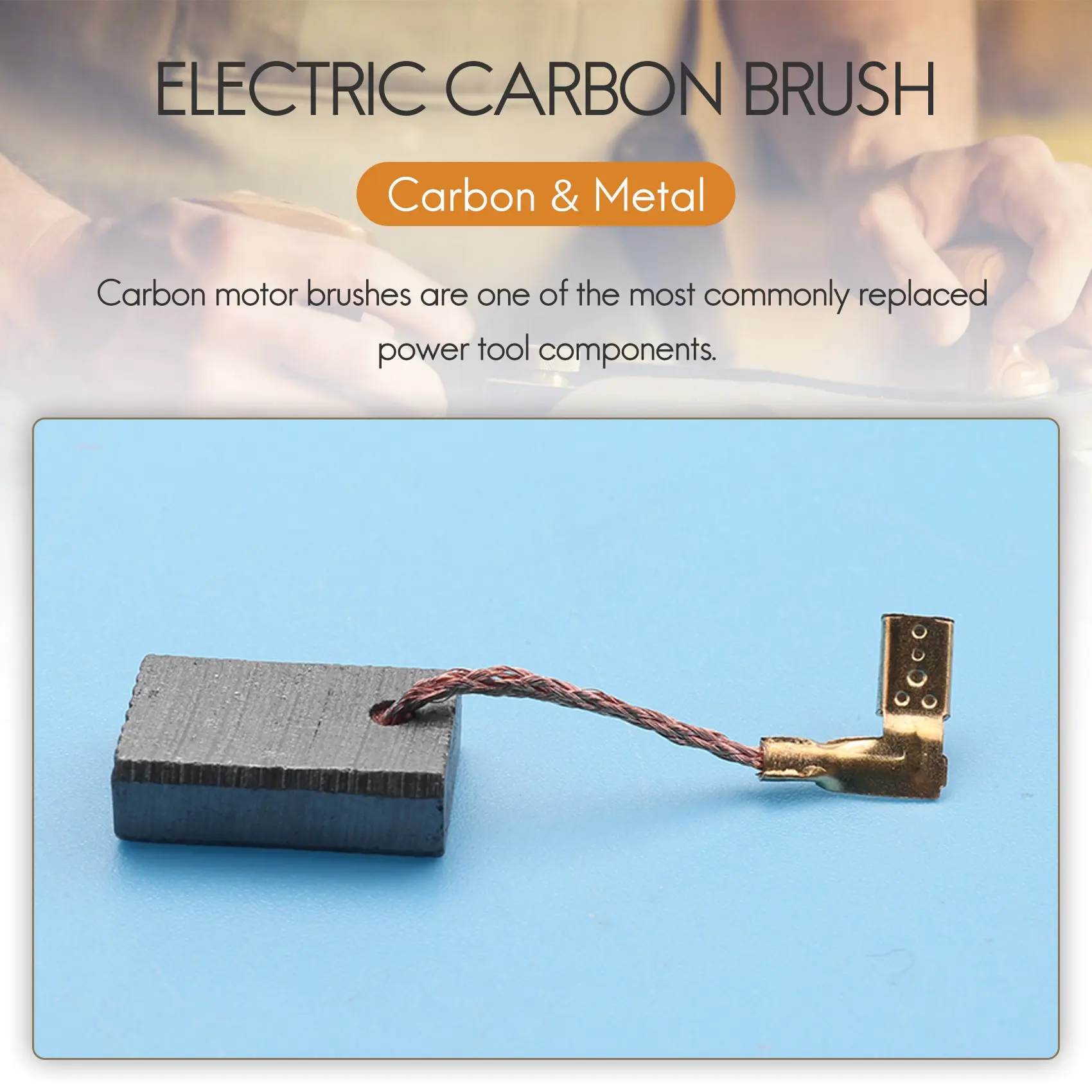 2 шт., 16 мм x 11 мм x 5 мм, электрические угольные щетки для двигателя для Makita 9553NB GSY