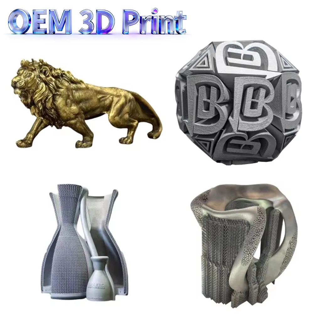 Customized high-precision SLM 3D model printing service Aluminum and titanium alloy 3D metal printing SLA SLS processing service