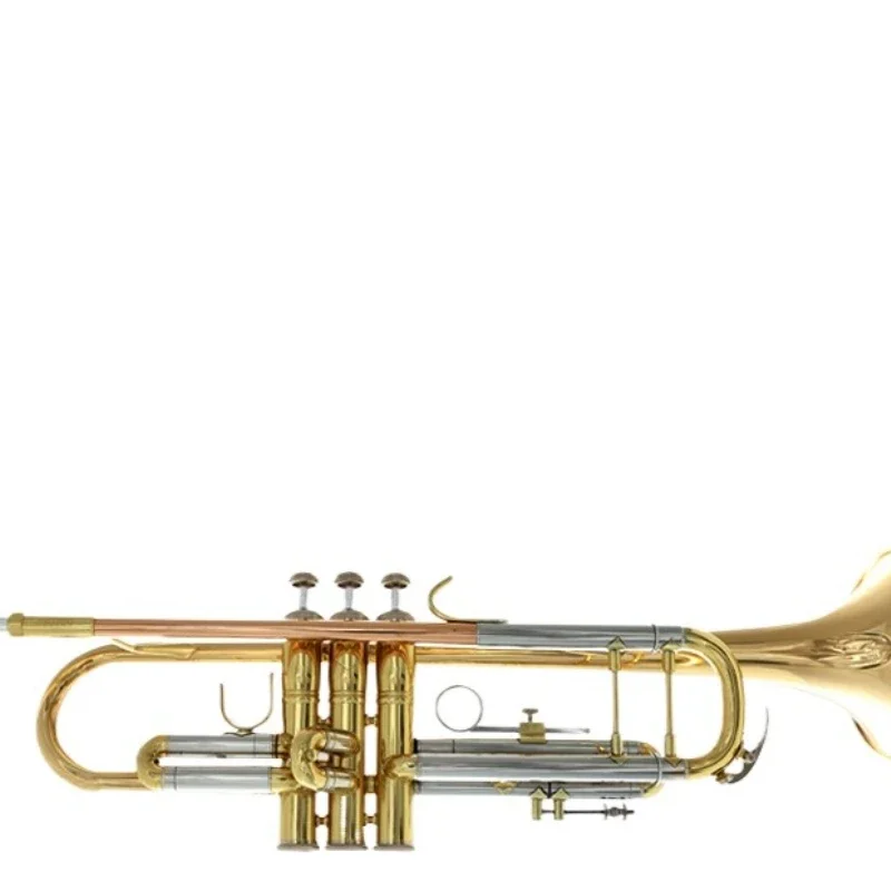 

Trumpet, flat B paint gold, beginner, original, trumpet