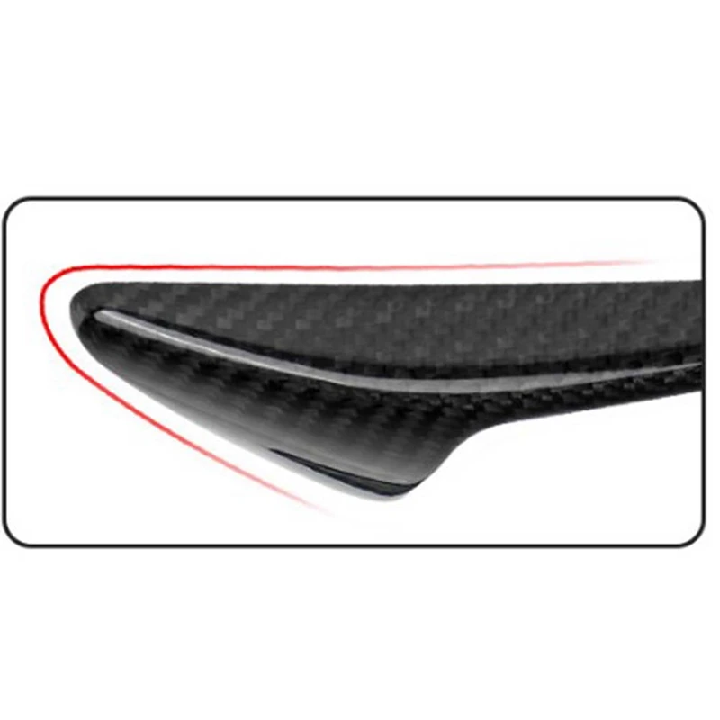 Real Carbon Fiber Side Camera Protection Cover Car Accessories Fender Trim Sticker For Tesla Model 3 Y X S