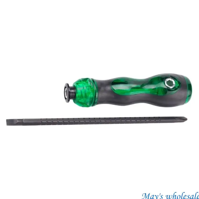 Dense Double Function Screwdriver Short Handle Ergonomic Grip For Electronics Repair 448A