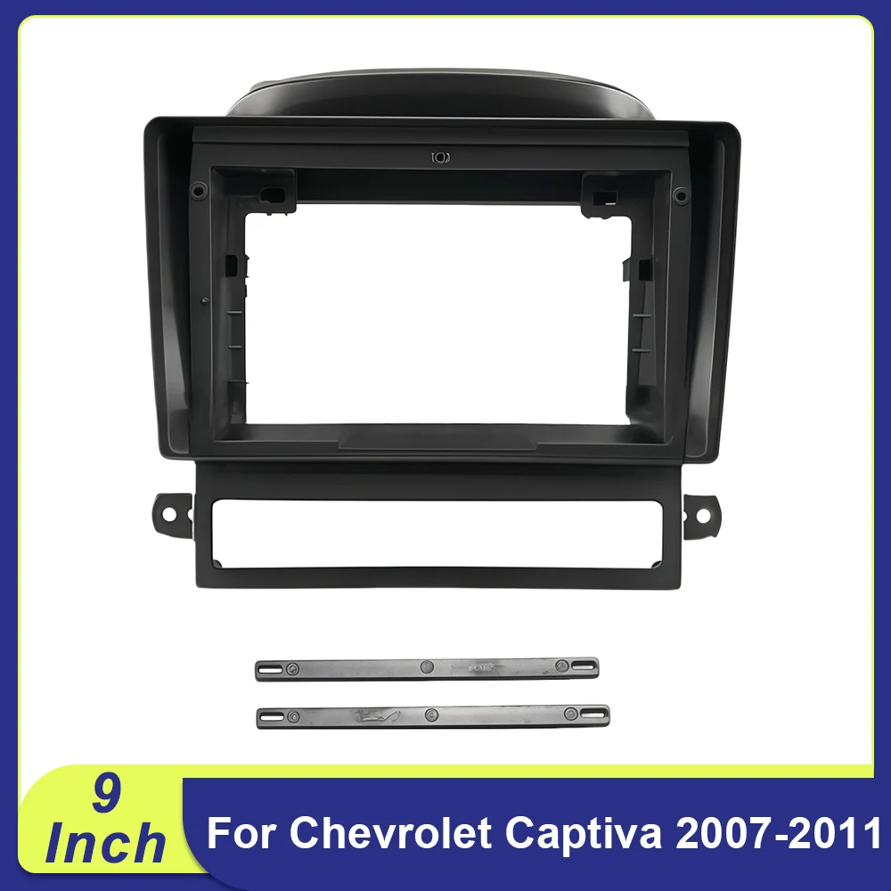 

For Chevrolet Captiva 2007-2011 9 Inch 2DIN Car Fascia Radio Panel Dash Kit Install Facia Console Bezel Plate 9inch Trim Adapter