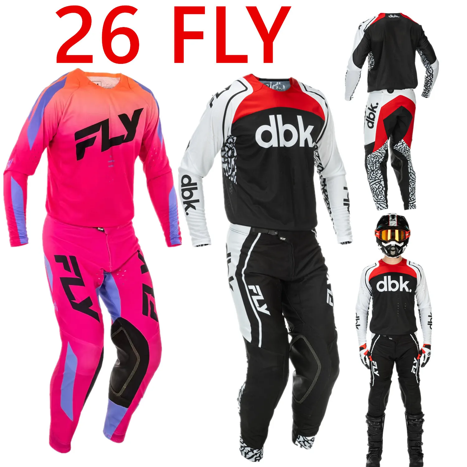 

2026 FLY Moto Gear Set MX Enduro Suit Off Road Motocross Jersey and Pant Dirt Bike Kit Motorcycle Suit
