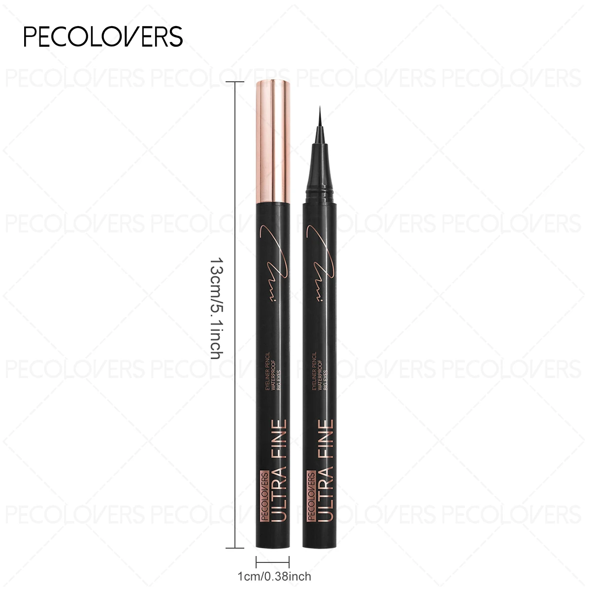 1PC 0.01mm Ultra-fine Liquid Eyeliner, Waterproof and Sweatproof, Quick-drying, Liquid Eyebrow Pencil, Suitable for Daily Makeup